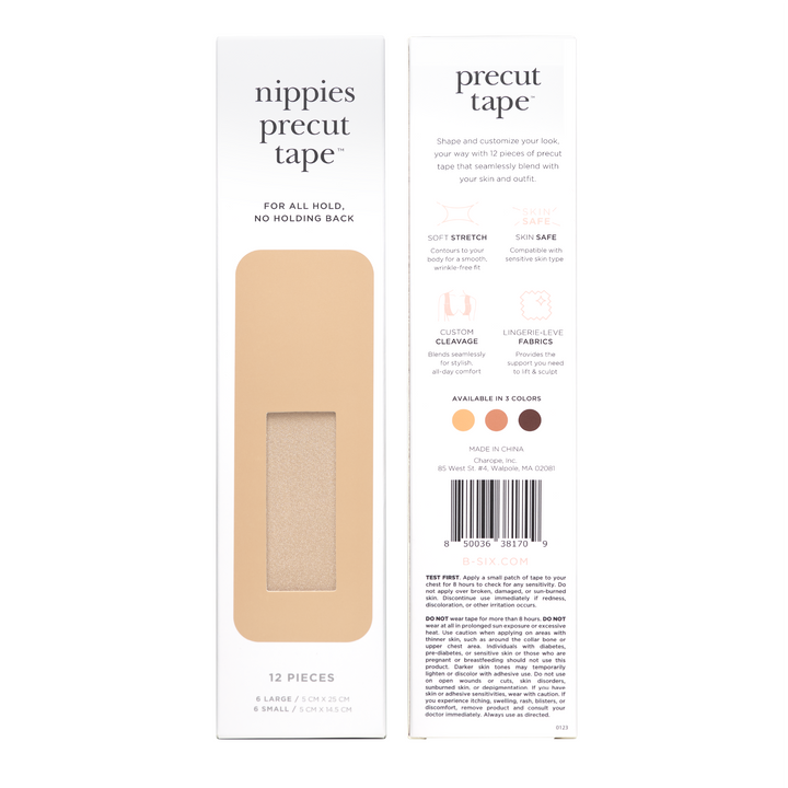 Nippies Precut Breast Tape (12 Pieces)