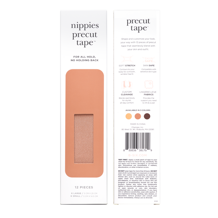 Nippies Precut Breast Tape (12 Pieces)